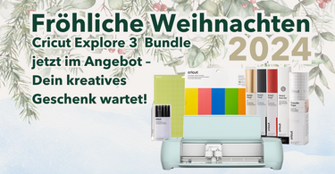 Frohe Weihnachten – Entdecke unser Cricut Premium Bundle im Weihnachtsangebot!