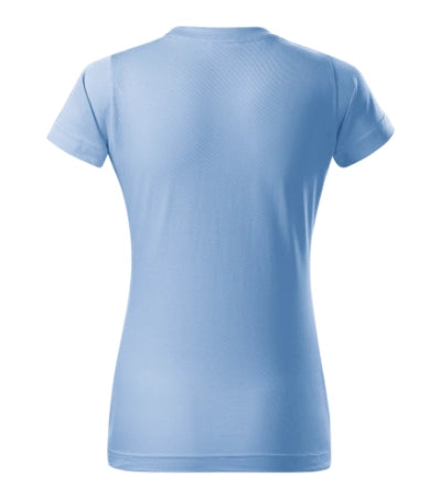 BASIC134 - Basic T-Shirt Damen | Himmelblau