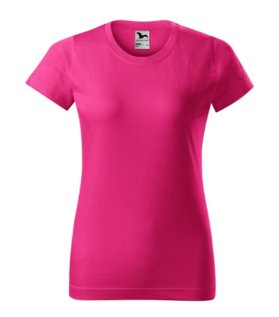 BASIC134 - Basic T-Shirt Damen | Purpur