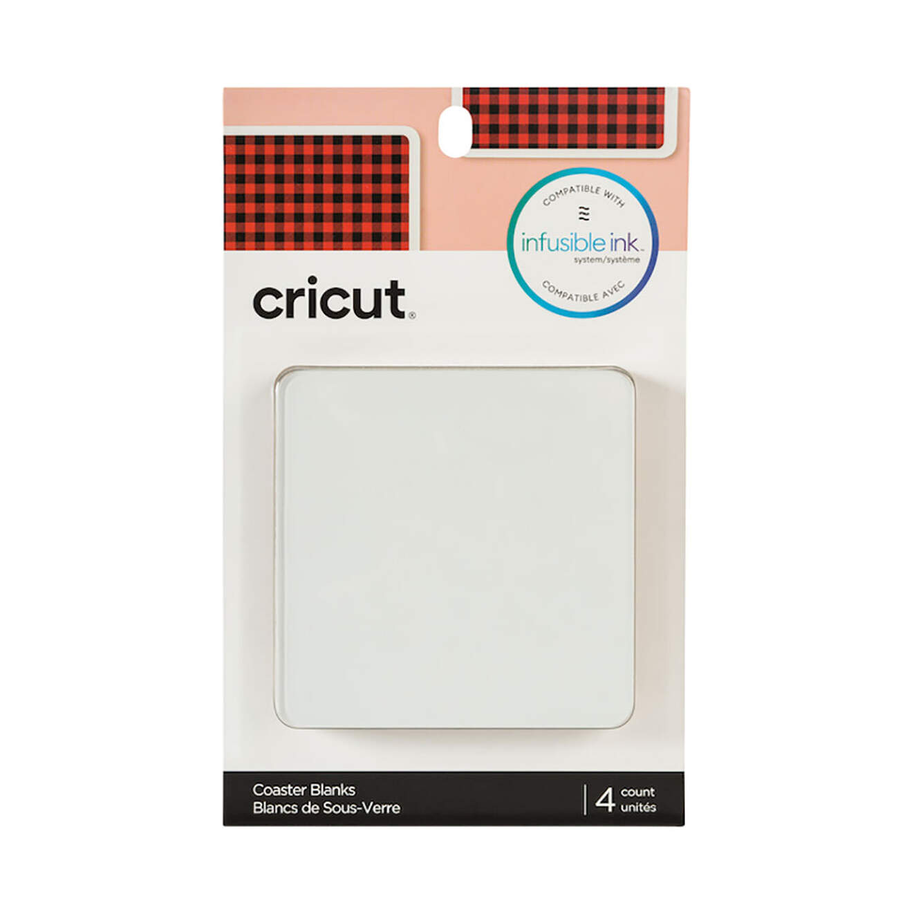 Cricut Infusible Ink™ Untersetzer-Rohling, quadratisch 4er-Pack