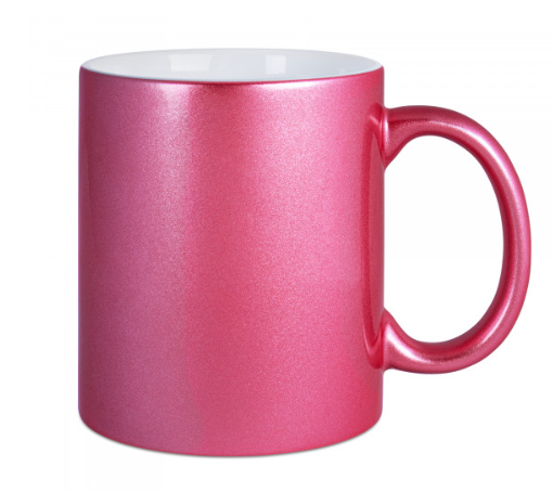 Keramiktasse LENA mit Perlmutteffekt | Pink