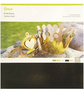 Cricut Kraftboard 30x30cm 30-pack (Foil Metals)