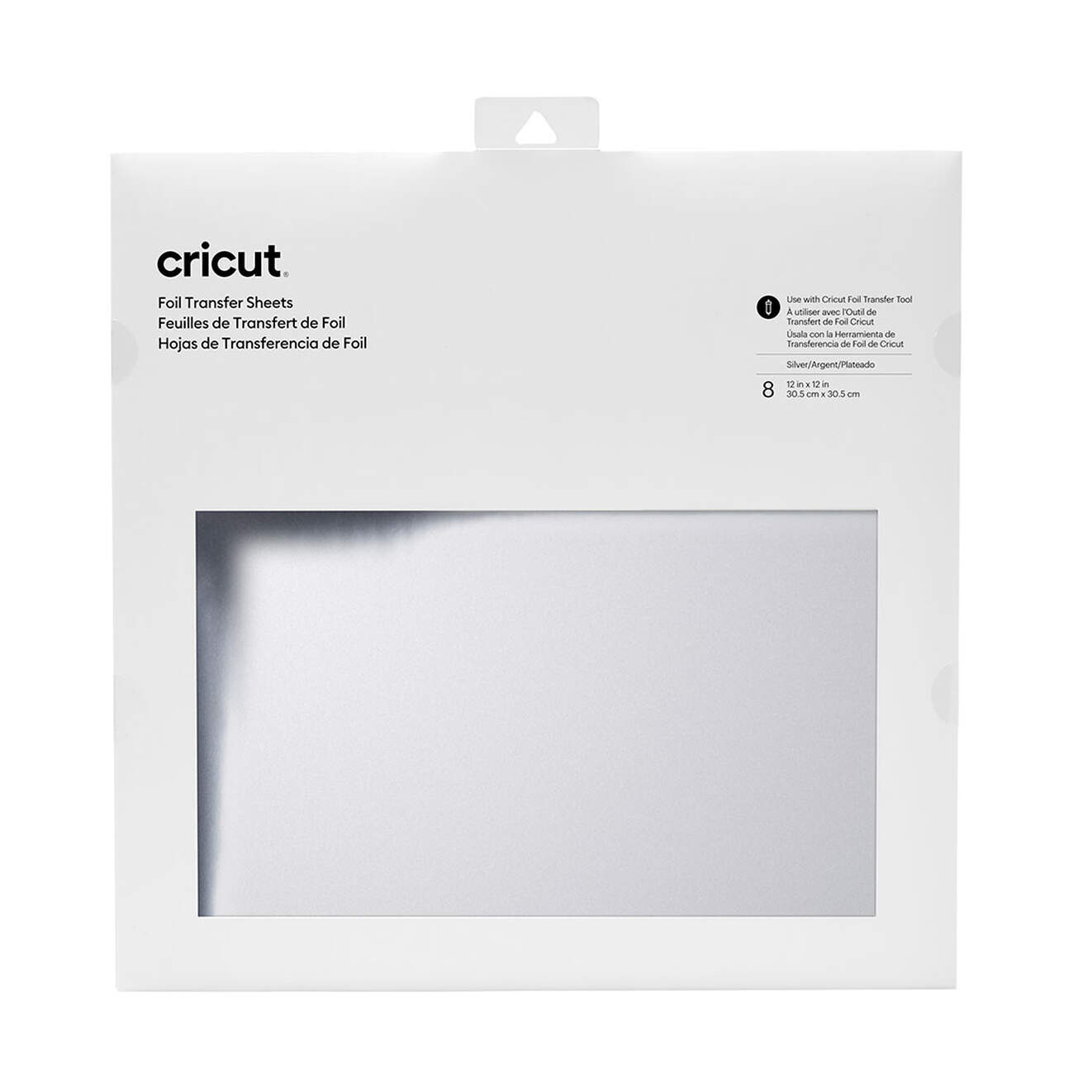 Cricut Transfer Foil Sheets 30x30cm 8 sheets (Silver)