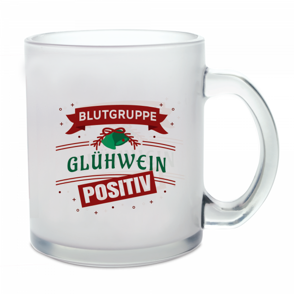 Glastasse satiniert | Sublimation