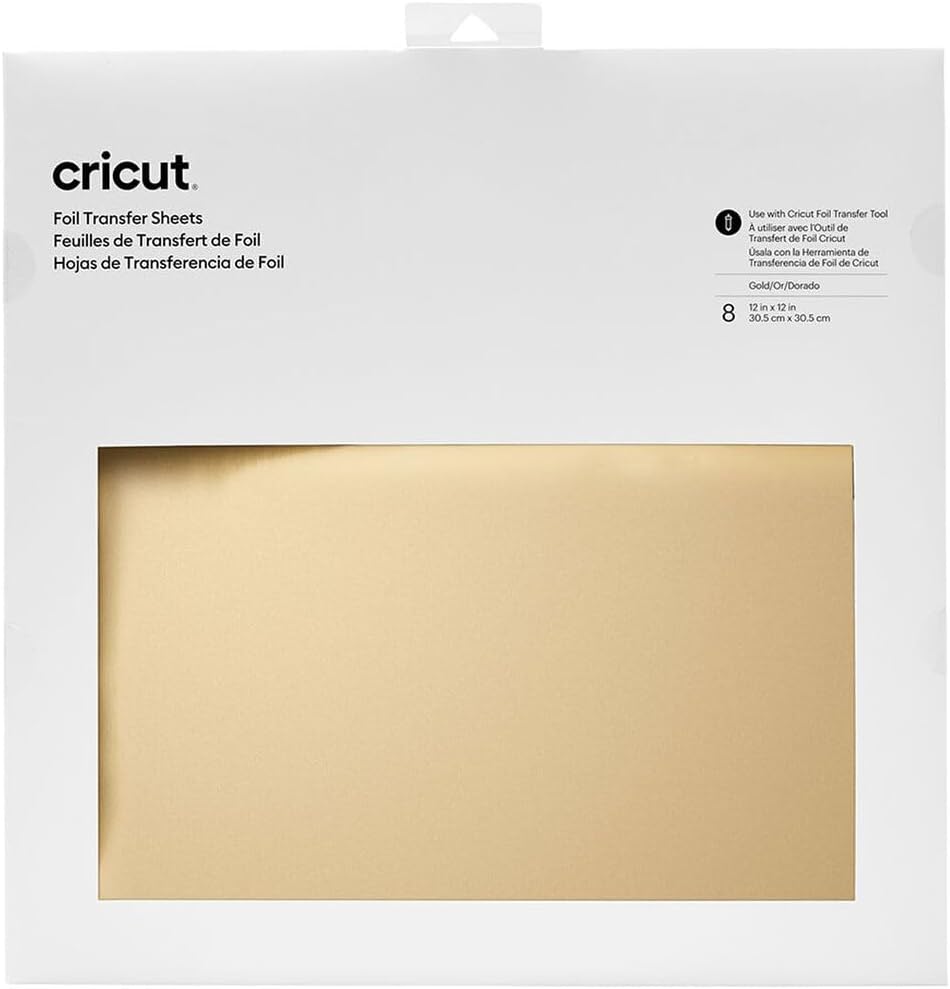 Foil Transfer Sheets, Gold (8 Stk)30x30cm