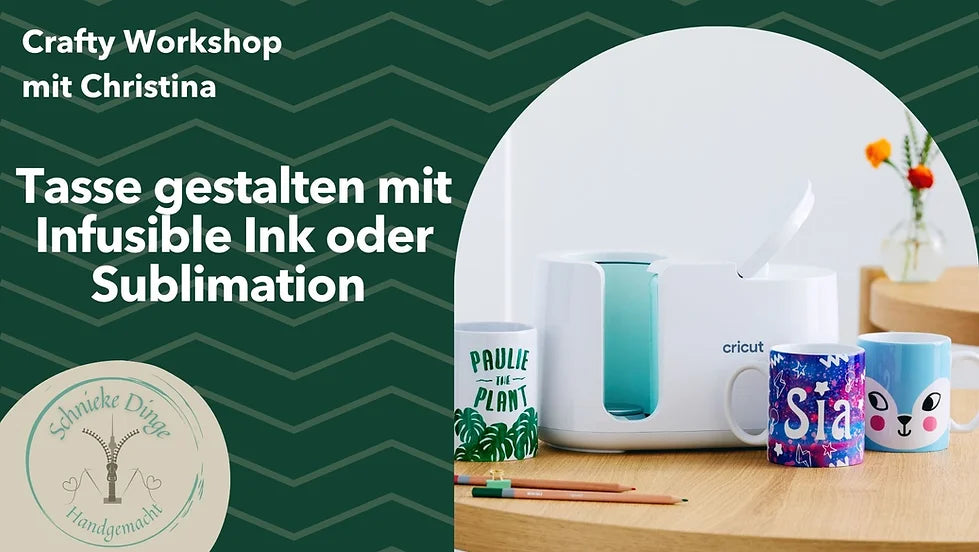 Tasse gestalten mit der Cricut MugPress