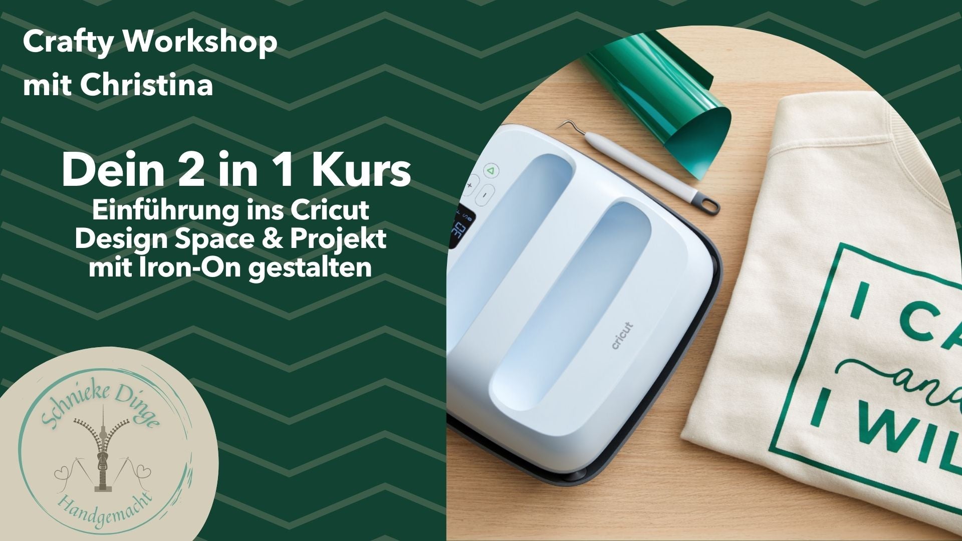 Dein 2 in 1 Kurs | Design Space + Iron-On